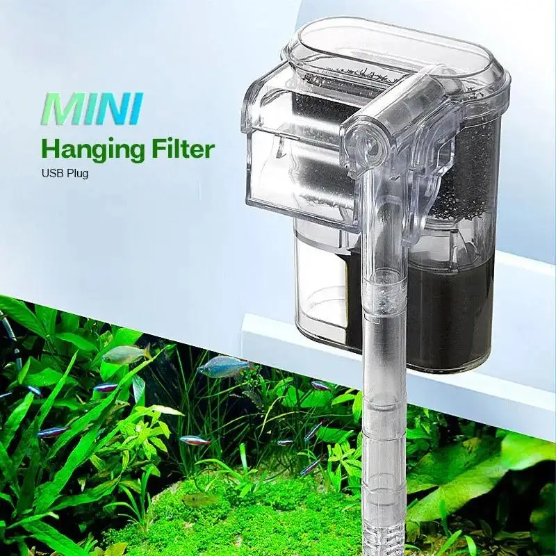 Aquael Filter Fzn - Мини-внешний фильтр-водопад для аквариума, USB, 2.5